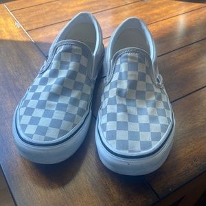 Vans checkered size 7 in woman
